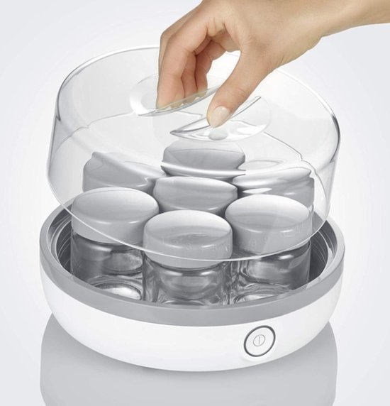 Automatische Yoghurtmaker met Glazen Potten - Maak Heerlijke Zelfgemaakte Yoghurt - Merkloos