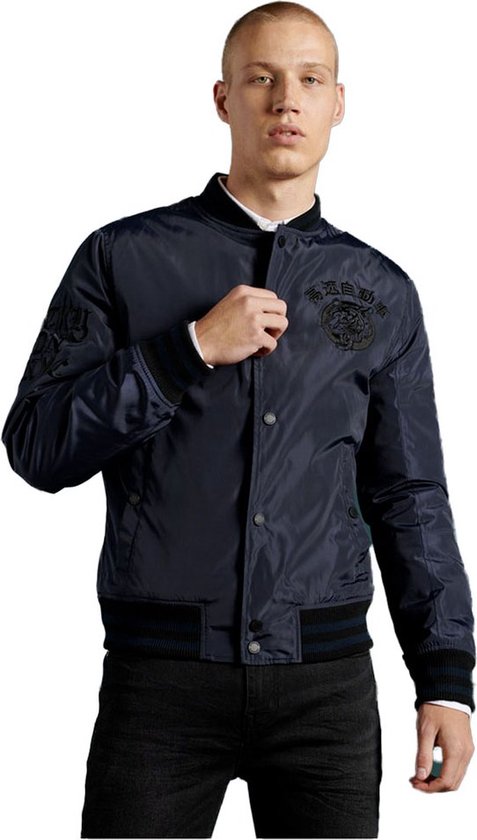 Superdry Blamore Collegiate Bomber Jas Zwart 2XL Man