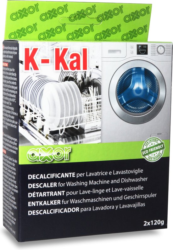 ontkalken wasmachine vaatwastablet