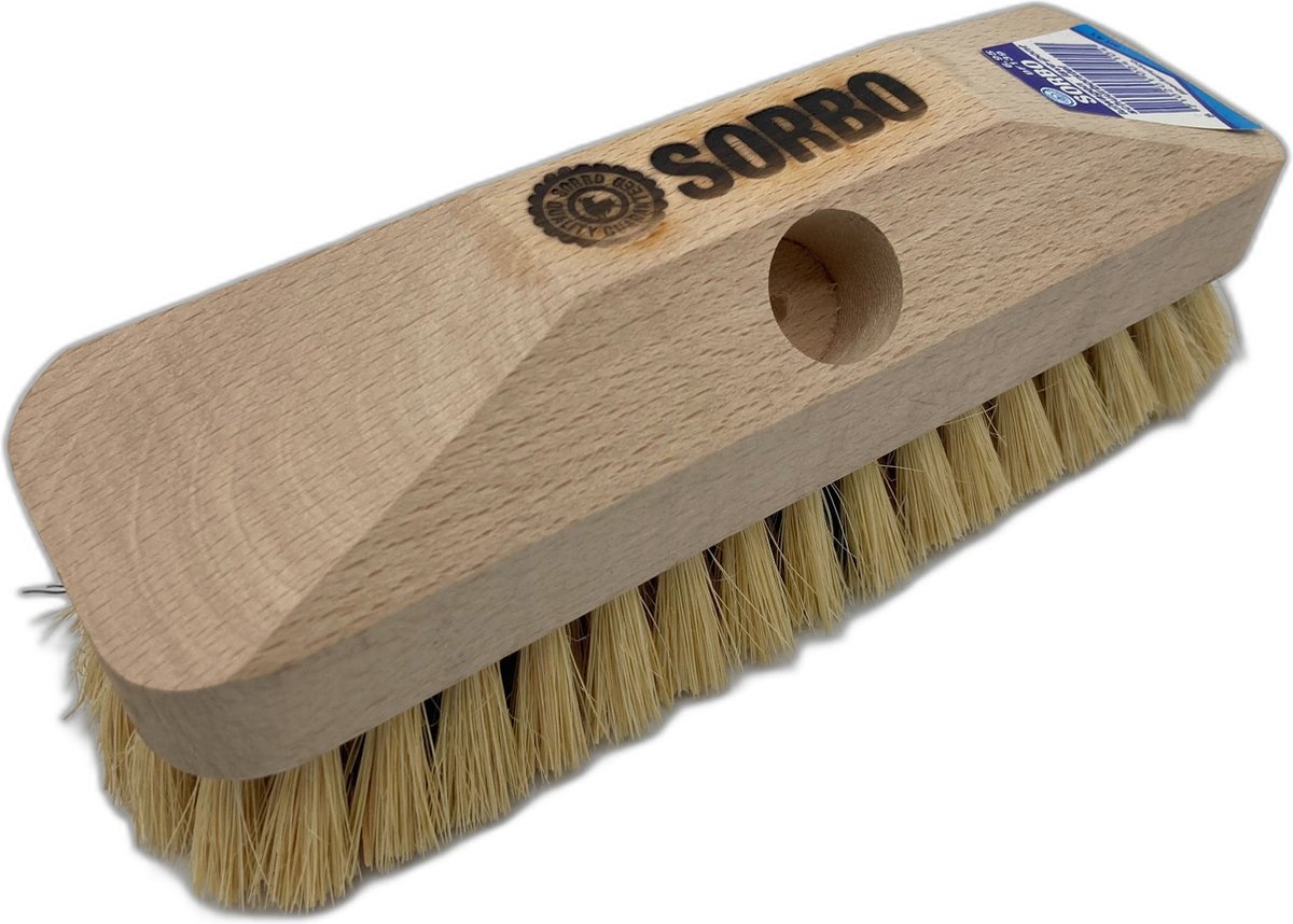 Goedkoopste Sorbo - Luiwagen - Schuurborstel - Schrobborstel - Zonder Steel - 22 x 7 cm