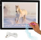 Crafts & Co A4 Rechargeable Lightpad - Idéal pour le traçage de dessin et la Peinture de diamants - Lightbox moderne