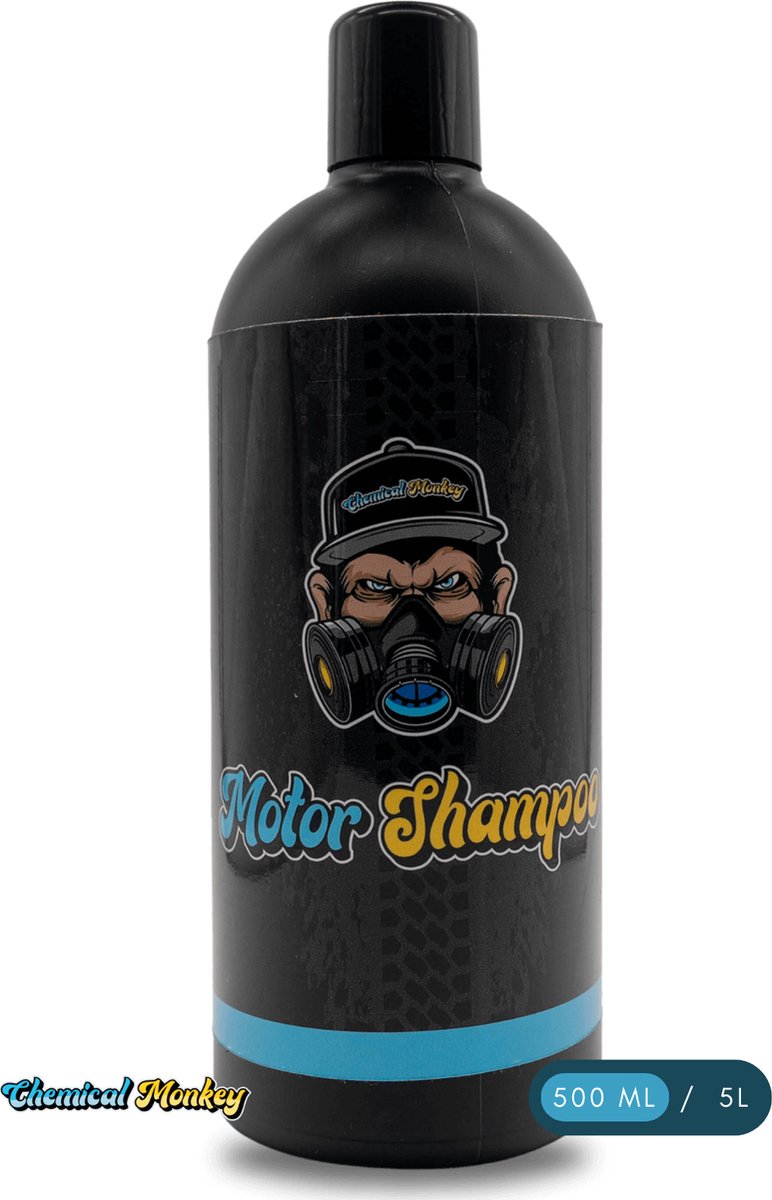 Chemical Monkey Motor shampoo - 500ml - Krachtige formule - Moeiteloos zwaar vuil & aanslag verwijderen