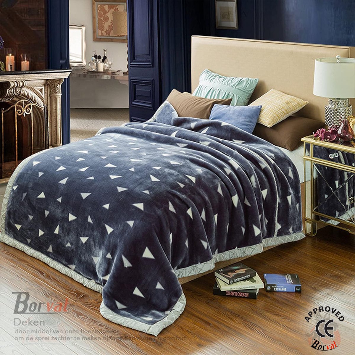 Borvat® - Warme winter verzwaarde deken - King Size - Korean Mink Blanket - 4 KG - 200×230cm