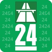 Vignet Zwitserland 2024 (1 Jaar) - Autobahnvignet - Wegenvignet Zwitserland - Voor alle voertuigen tot 3.500 kg