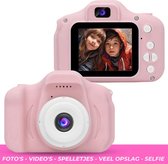 Digitale Camera voor Kinderen - Kleur: Roze - Roze Kindercamera - Fotocamera voor Meisjes & Jongens - Fototoestel voor Kids - Vloggen - Speelgoedcamera - Hoge Kwaliteit - Kindercamera met Veel Mogelijkheden & Opties