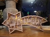 3D kerst ster met verlichting voor binnen
