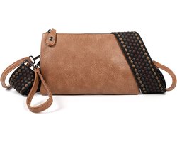 Camel New York schoudertasje nieuw | verstelbare schouderband | bagstrap | mix&match | modetrend | imdutch |