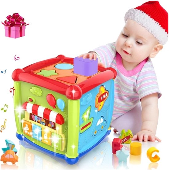 Jouets pour bébé pour garçons et filles de 1 an, jouets musicaux 2