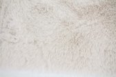 Tafelloper kunstbont maten en uitvoeringen, tafeland, tafelkleed (beige, 20x90 cm)
