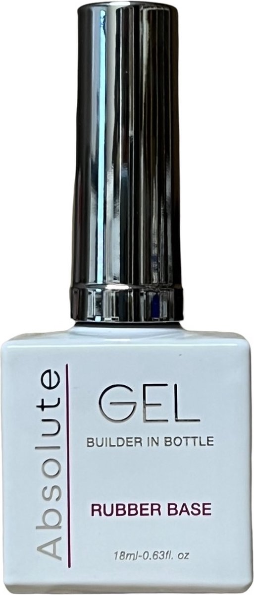 Gellex Absolute FIBER Base Coat (Clear) 18ml- Builder Gel in A bottle – Rubber Base Coat - Gellak - Biab nagels