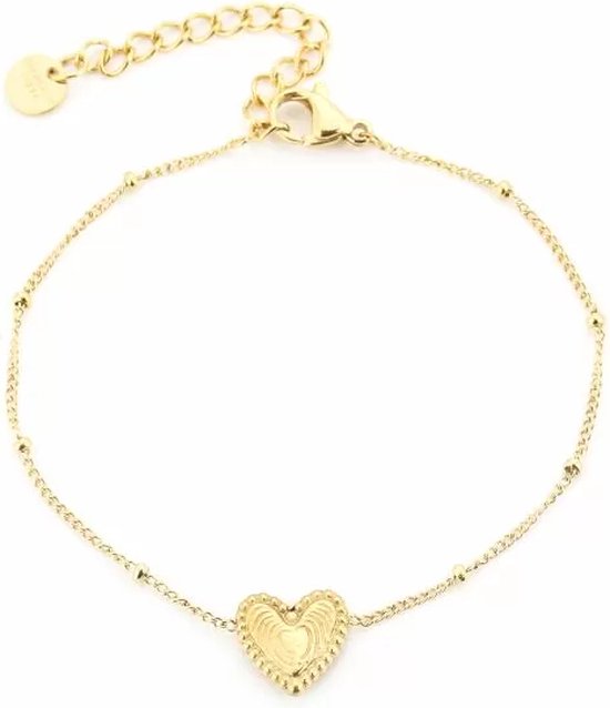 Bracelet Naomi - Michelle Bijoux - Bracelet - 16 + 3 cm - Acier Inoxydable - Goud
