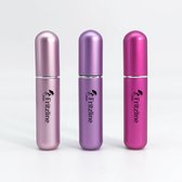 Fritzline® Flacons de parfum rechargeables Set de 3 - flacon de parfum rechargeable - flacons atomiseurs vides - flacon de voyage