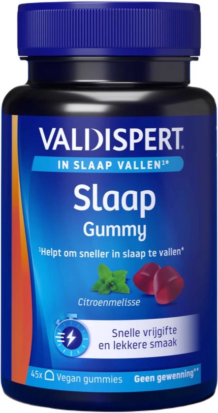 Valdispert Slaap Gummy - Citroenmelisse helpt te ontspannen en sneller in slaap te vallen* - 45 gummies