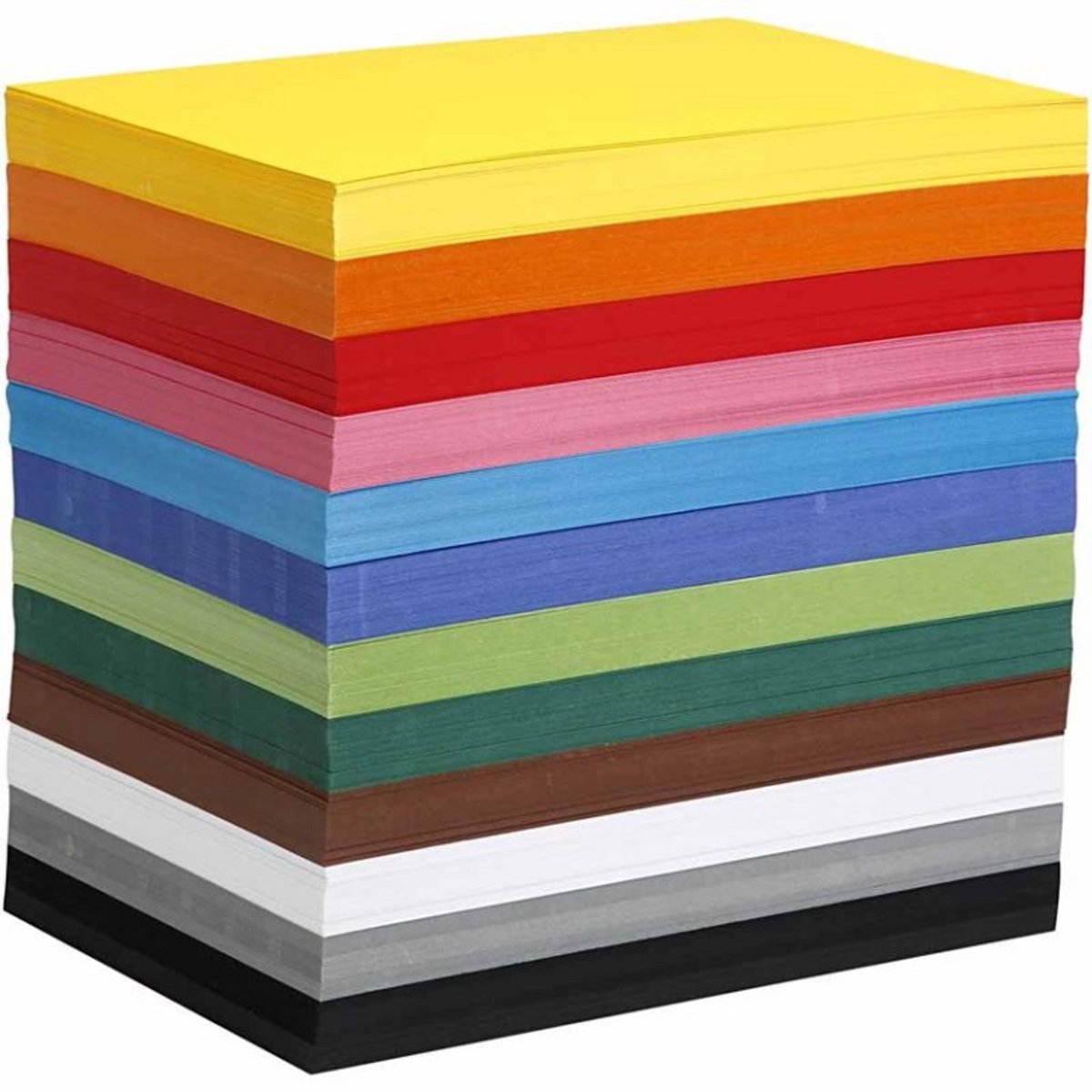 Colortime Gekleurd Karton A4 180 gr 1200 vel