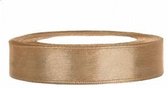 Satijn Lint Goud 12mm 25m