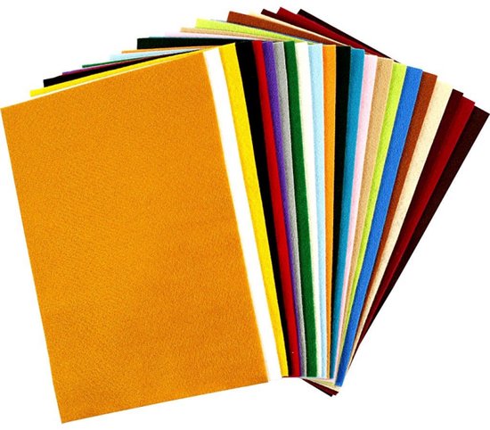 Creativ Company Hobbyvilt pakket Happy A4 24 stuks