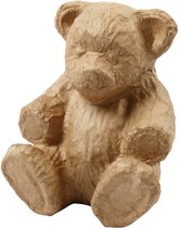 Ours en peluche, H: 18 cm, L: 15 cm, 1pièce