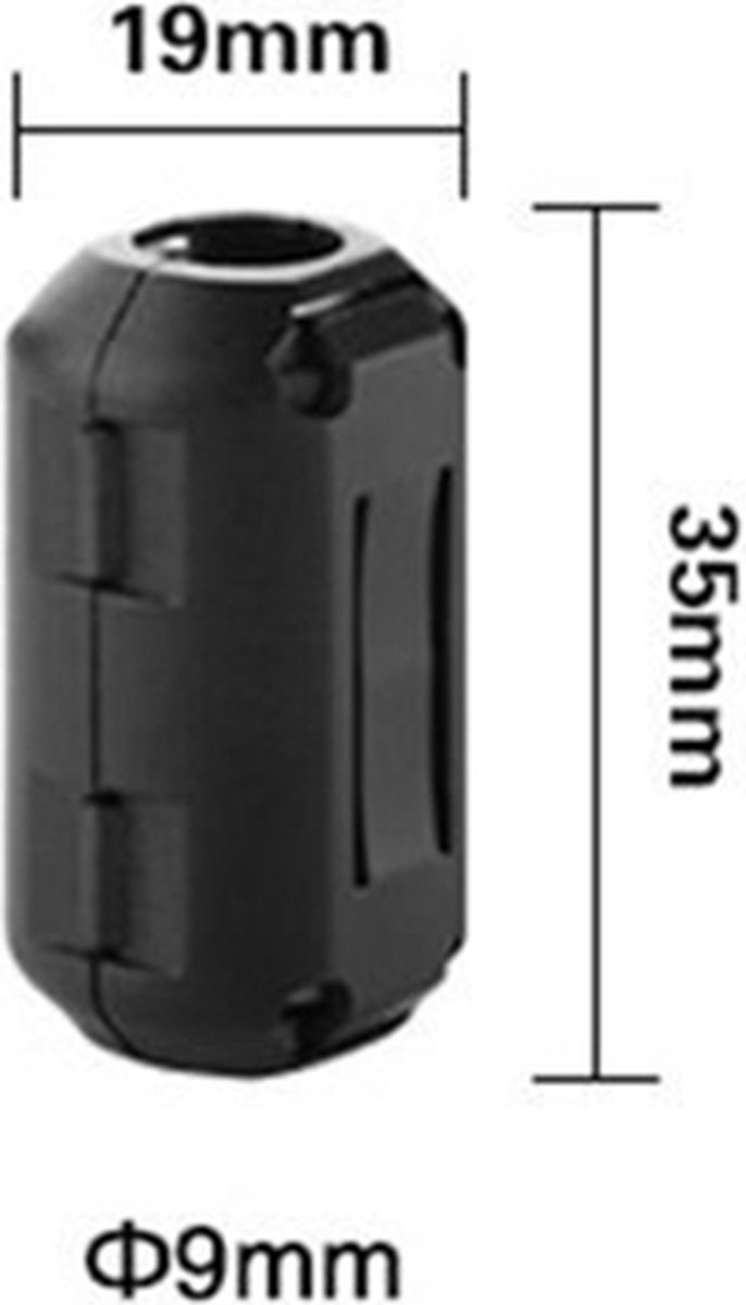 Ferriet Klem Ontstorings Filter 9mm