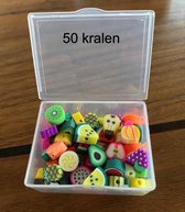 CHPN - Kralen - Fruitkralen - Kralen in fruitvorm - 50 stuks - Kleine kralen - Cadeau - Armbandjes maken - Ketting maken - Fimo kralen