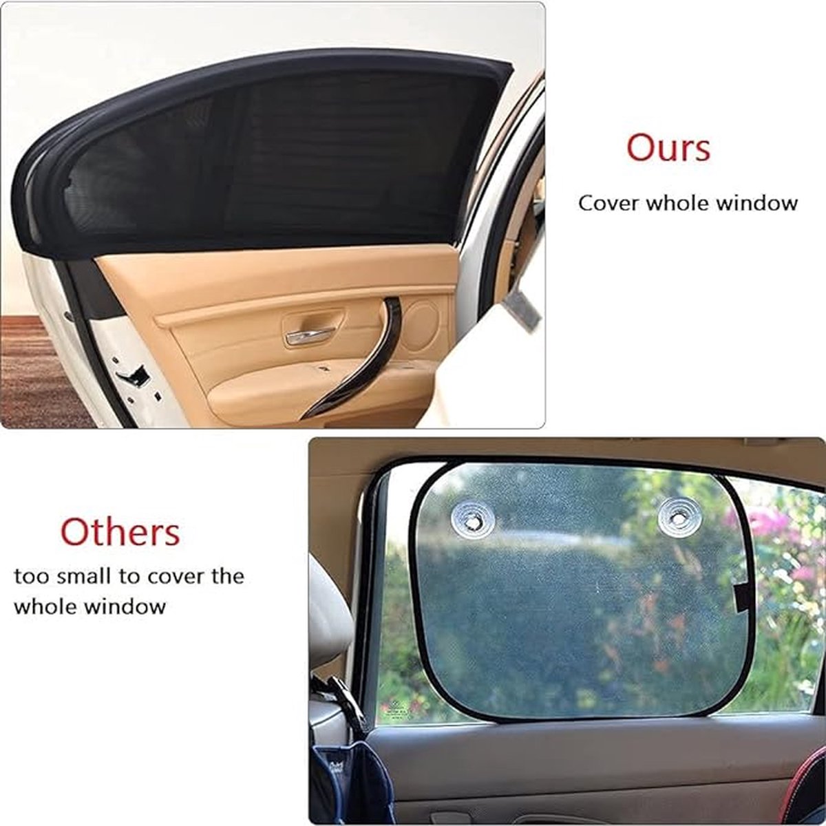 Premium Car sun blind blocks Premium Auto zonwering blokken 2 bol