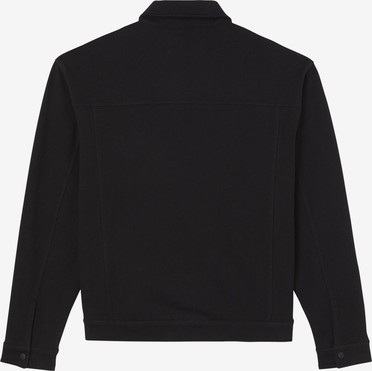 Calvin Klein Shrunken badge shirt - Zwart - S