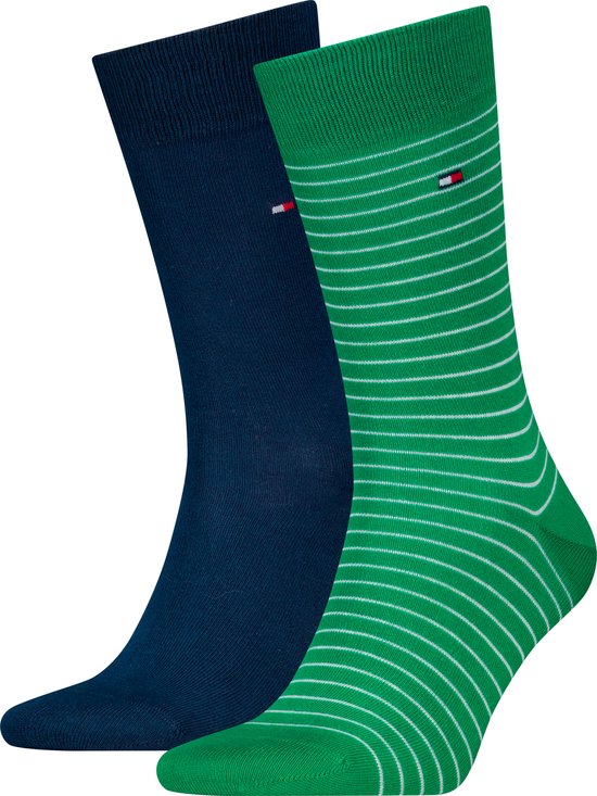 Tommy Hilfiger 2P sokken small stripe multi