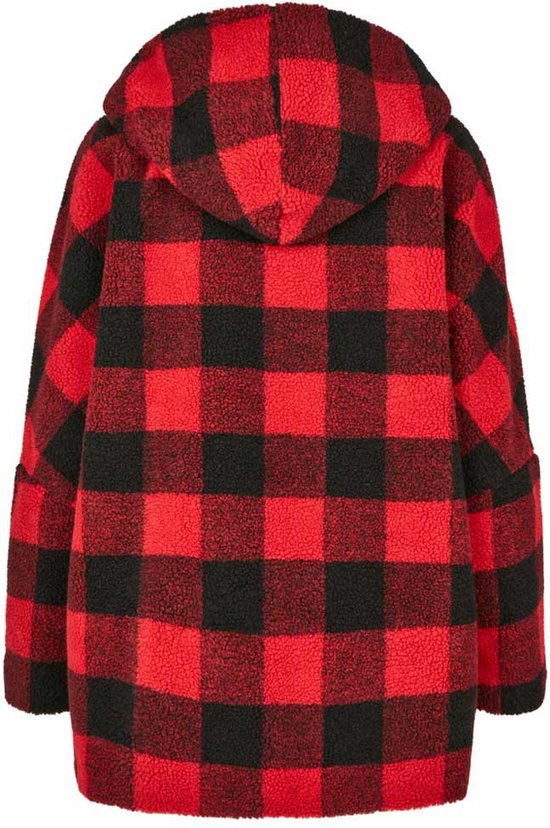 Veste oversize à carreaux Sherpa pour femme Taille XXL
