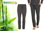 Pantalon de pyjama en Bamboe pour hommes - Anthracite - Taille XXL - Pyjamas pour hommes Adultes - Pantalons de détente pour hommes Pyjamas pour adultes