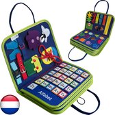 BIEK20® Busy Board Blauw - Montessori Speelgoed - Sensorisch Speelgoed - Activiteitenbord - Educatief Speelgoed - Speelgoed voor in de auto - Montessori voor thuis - Interactief Speelgoed - Motoriek Speelgoed