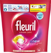 Fleuril Renew Caps - Capsules de lavage - Lavage coloré - Pack économique - 36 lavages