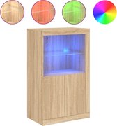 vidaXL-Bijzetkast-met-LED-verlichting-bewerkt-hout-sonoma-eikenkleurig
