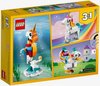foto van LEGO Creator 3in1 Magische Eenhoorn Speelgoed Set - 31140