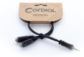 Cordial EY 0.3 WYY Y-Adapterkabel 0,3 m - Insert kabel
