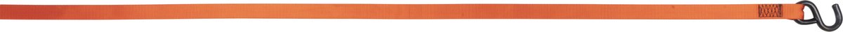 BLACK+DECKER Spanband met Ratel - Sjorband 5 Meter - Max. 125KG - Nylon - Oranje/Zwart