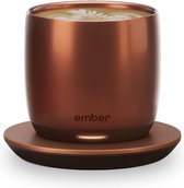 Ember Cup Coffee Cup - Smart Mug met Mobiele App - Cup Warmer - Espresso Koffiekop met Instelbare Temperatuur - Krasbestendige Theemok & Koffiemok - Cadeau voor Koffieliefhebbers - 178 ML - Koper