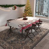 Wasdoek tafelkleed, afwasbaar tafelkleed, ROND HOECKIG, motief en grootte naar keuze (Rechthoekig 140x100 cm, Sinterklaas)