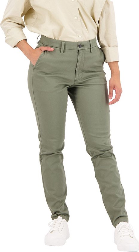 Dockers Weekend Skinny Chino Broek Groen 26 / XL Vrouw