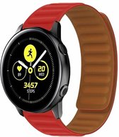 By Qubix 20mm - Siliconen Loop bandje - Rood - Geschikt voor Huawei watch GT 2 (42mm) - Huawei watch GT 3 (42mm) - Huawei watch GT 3 Pro (43mm)