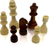 Pièces d'échecs en bois - Roi hauteur 90 mm - 32 pièces