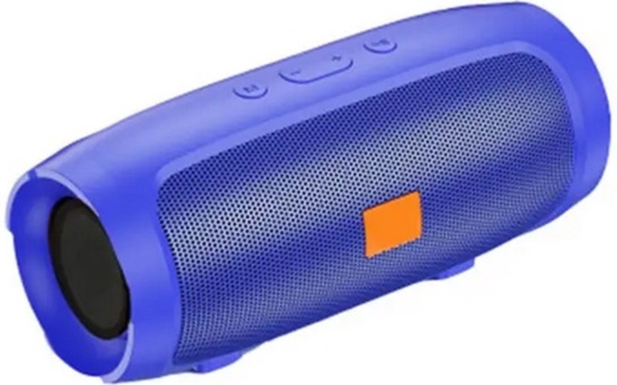 Generiek Bluetooth Speaker Dual Speaker Stereo Outdoor Playback Fm Voice Broadcasting Draagbare Subwoofer 50 Draadloze Luidspreker Blauw