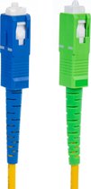Maclean - Câble patch fibre optique monomode - SC/ APC-SC/UPC SM 9/125 LSZH - 1m
