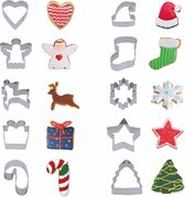 Biscuits de Noël Creacol - 10 pièces - Formes de biscuits - Découpes - Emporte-pièces