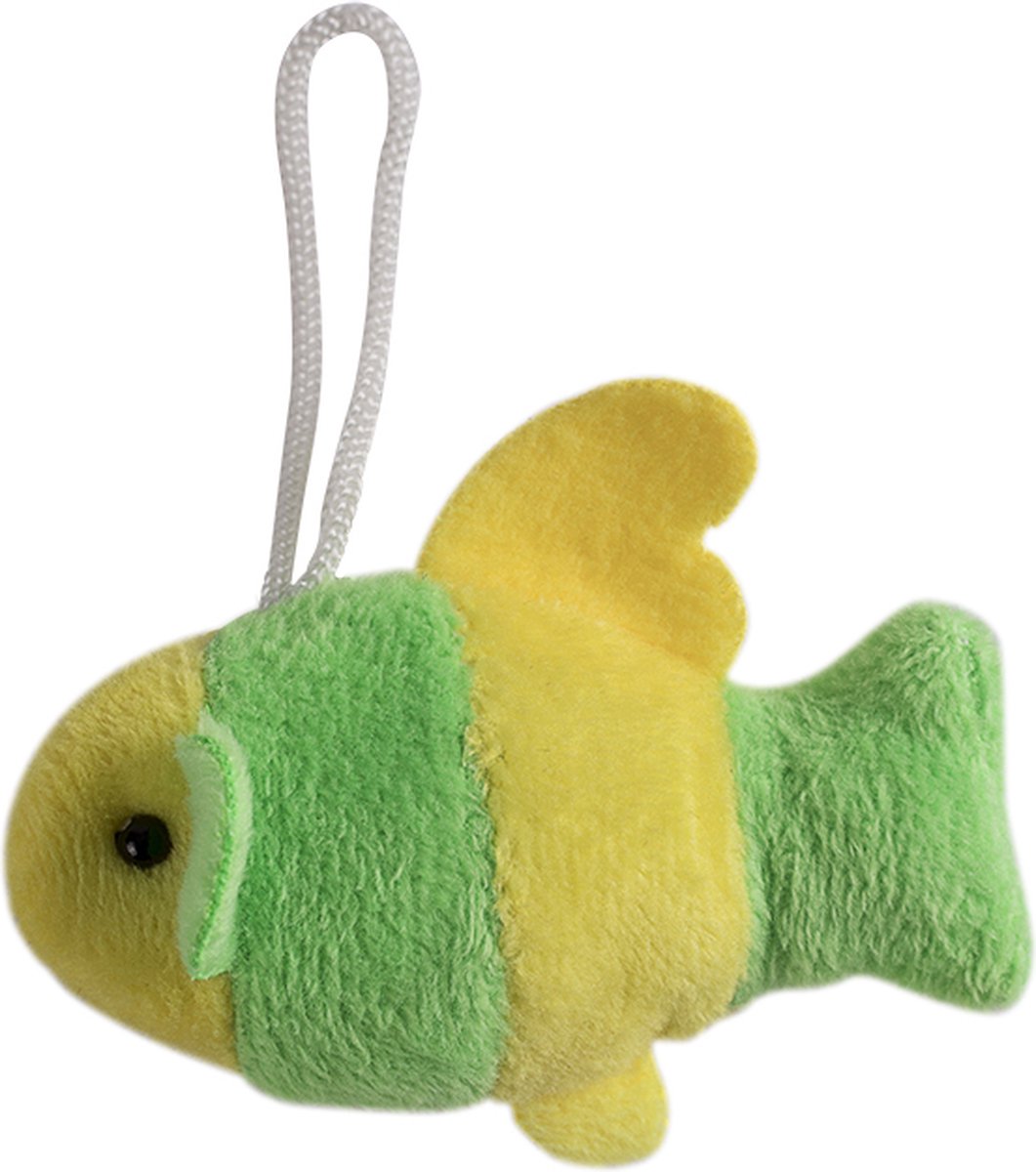Sleutelhanger Vis | Geel/Groen