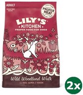 2x12 kg Lily's kitchen wild woodland walk duck / salmon / venison hondenvoer