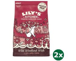 2x12 kg Lily's kitchen wild woodland walk duck / salmon / venison hondenvoer