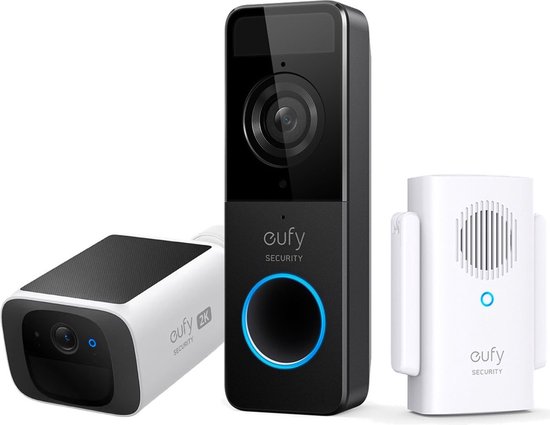 Eufy by Anker Videodeurbel + S220 Solocam beveiligingscamera - Eufy - €189,00
