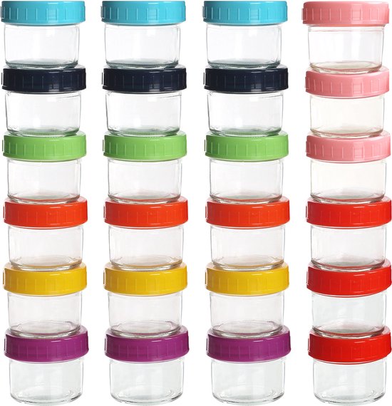 Kilner Set van 6 Glazen Babyvoeding Potjes (190ml)
