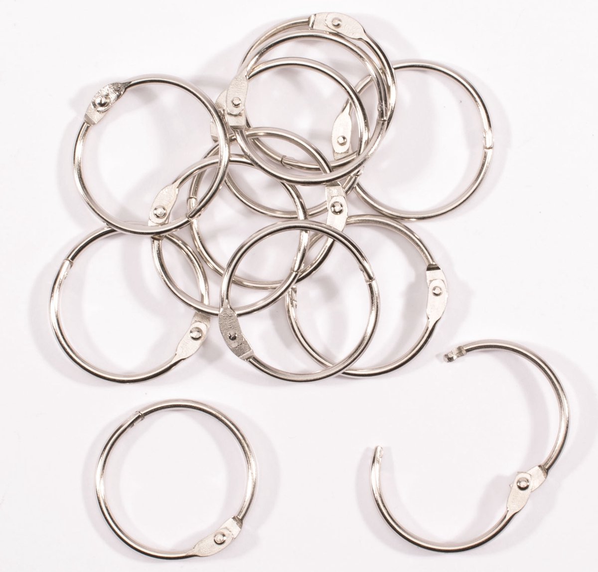 Vaessen Creative Boekbindringen - 32mm - 24 stuks - Zilver