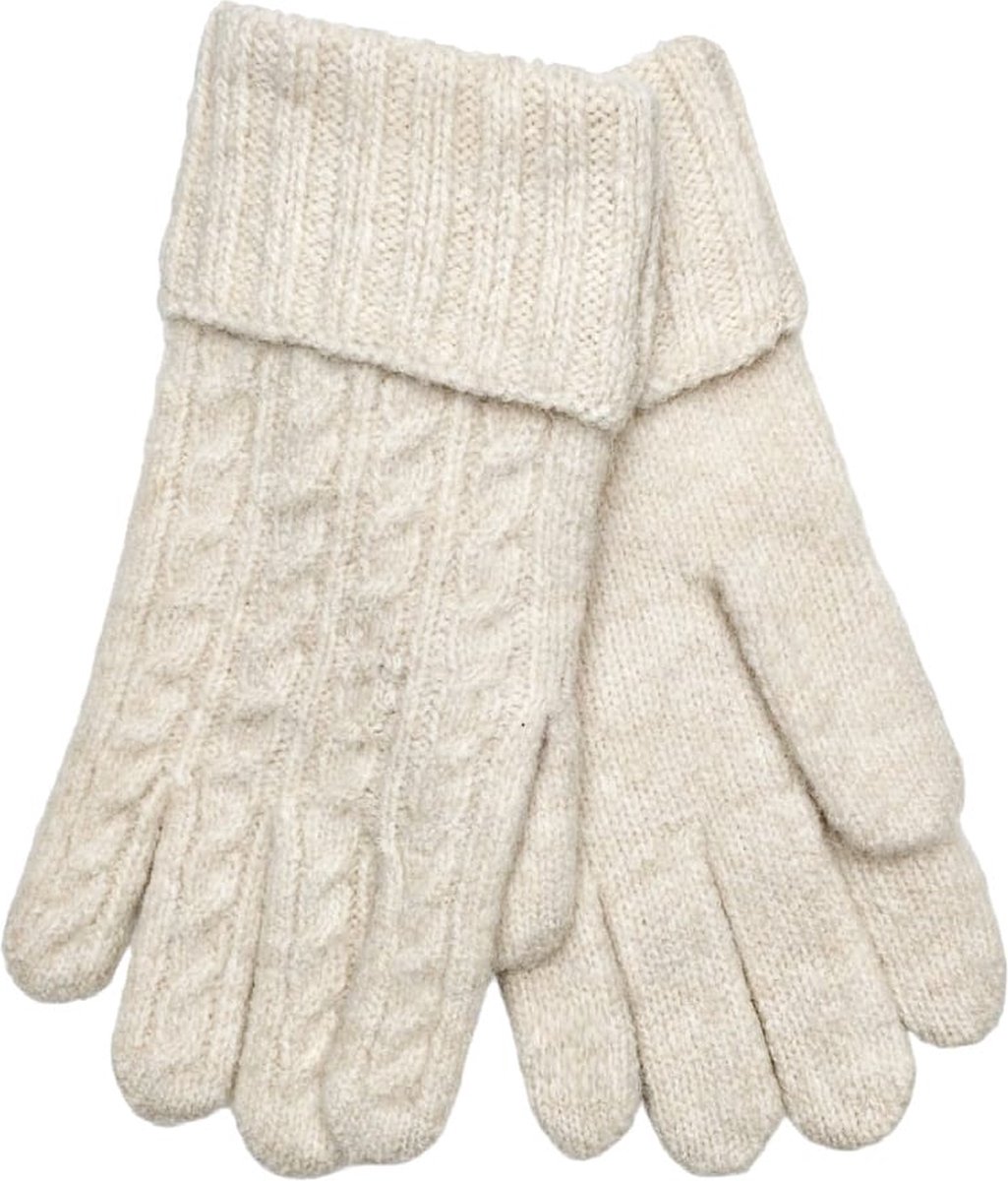 Warme zacht Uniesex dames handschoenen Beige- Deels zachte wol- seizoen Herfst winter| Cadeaus | Moederdag| Valentijnsdag| Verjaardagen| Feestdagen