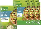 Knorr Wereldgerechten Thaise Kip Siam Maaltijdpakket - 6 x 300 g - Voordeelverpakking